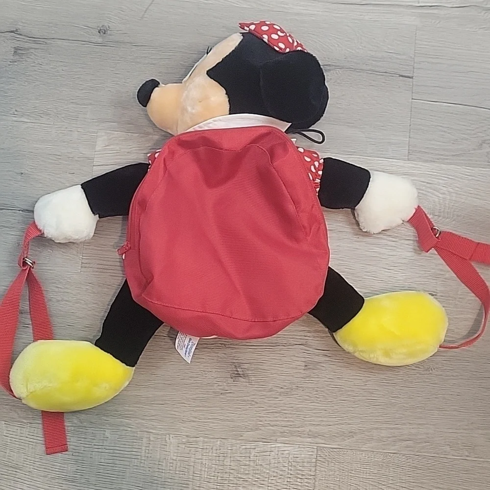 DISNEYLAND Disney Mickey Minnie Mouse Plush Backpack